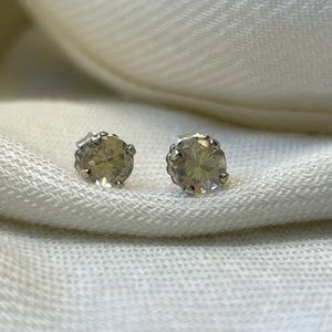 Oregon Sunstone stud earrings